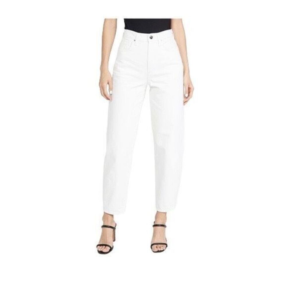 Goldsign White Straight Leg Jeans Size 30 Y2K Cropped